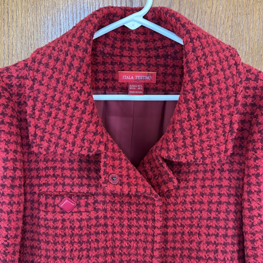Itala Testino vintage wool coat - Picture 2 of 14